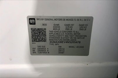 2022 Chevrolet Equinox RS