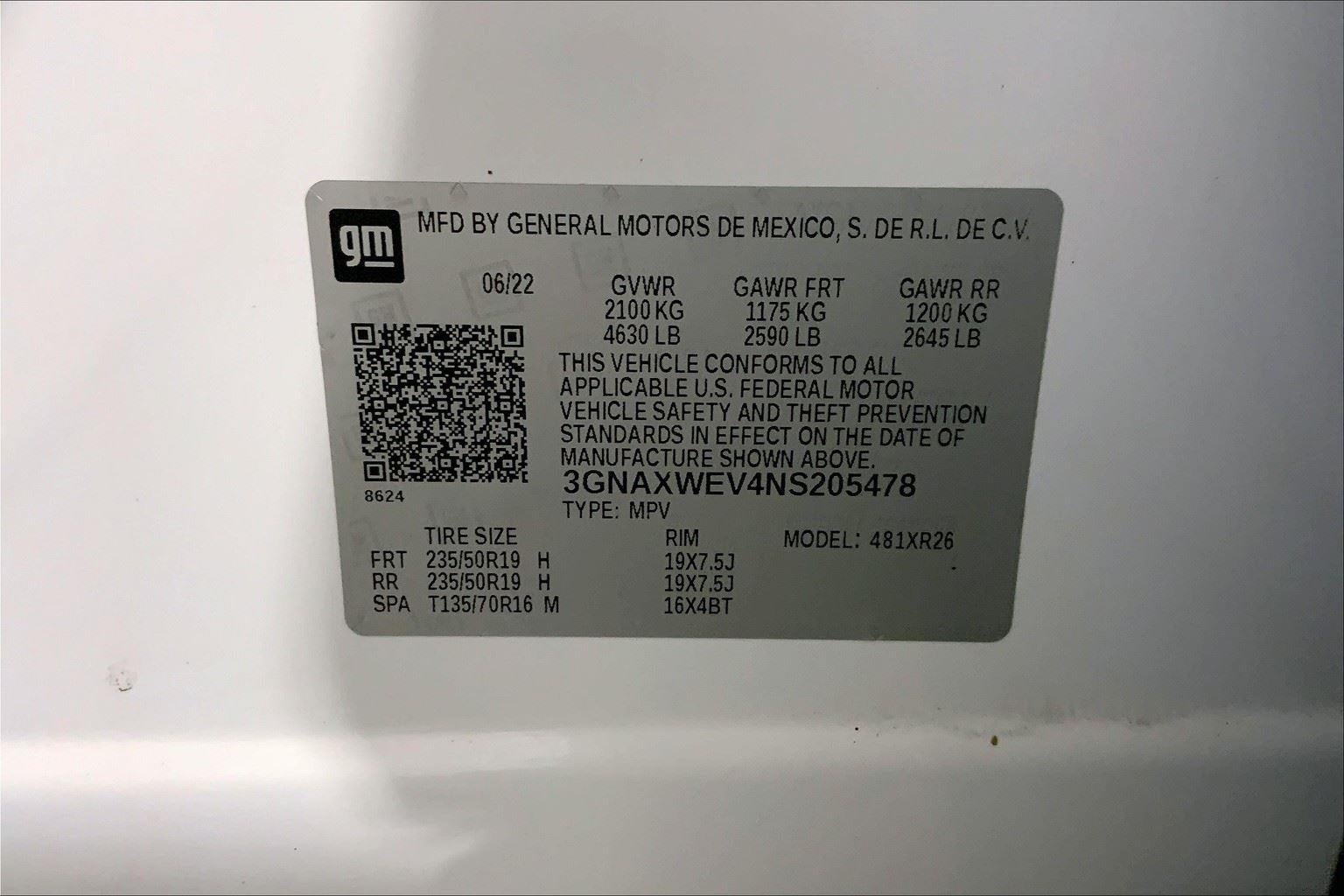 2022 Chevrolet Equinox RS