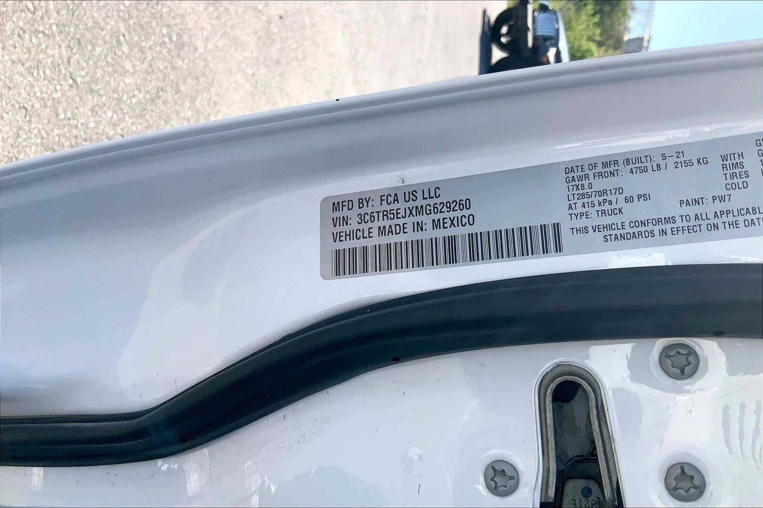 2021 RAM 2500 Power Wagon Crew Cab 4x4 6'4' Box