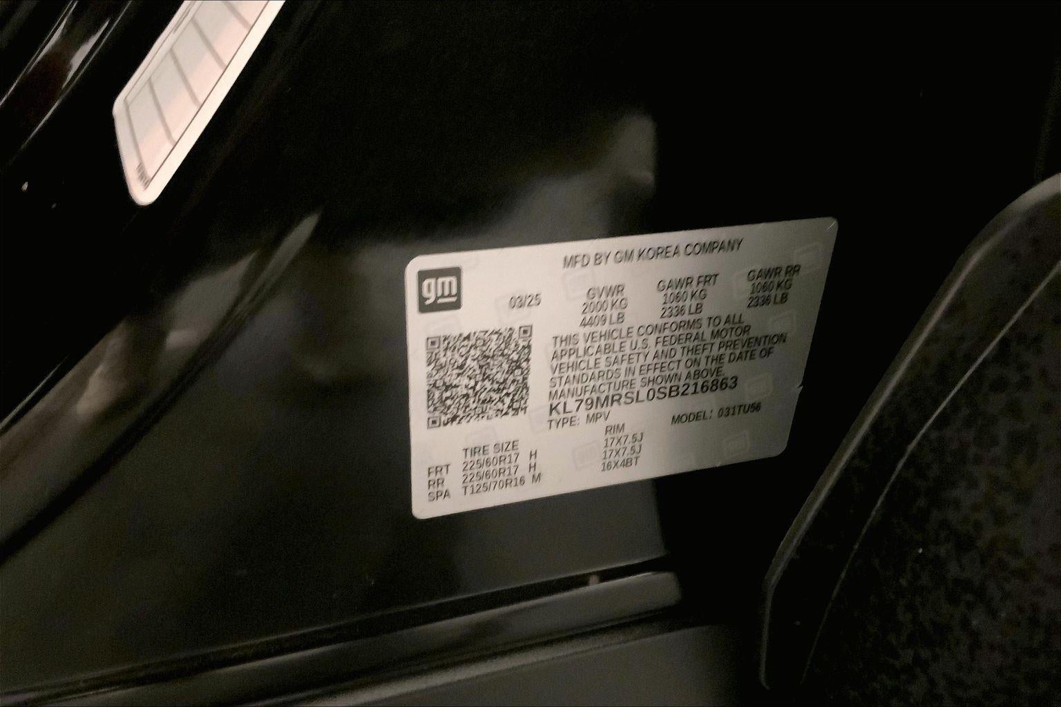 2025 Chevrolet Trailblazer AWD LT