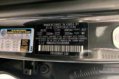 2025 Kia K5 LXS