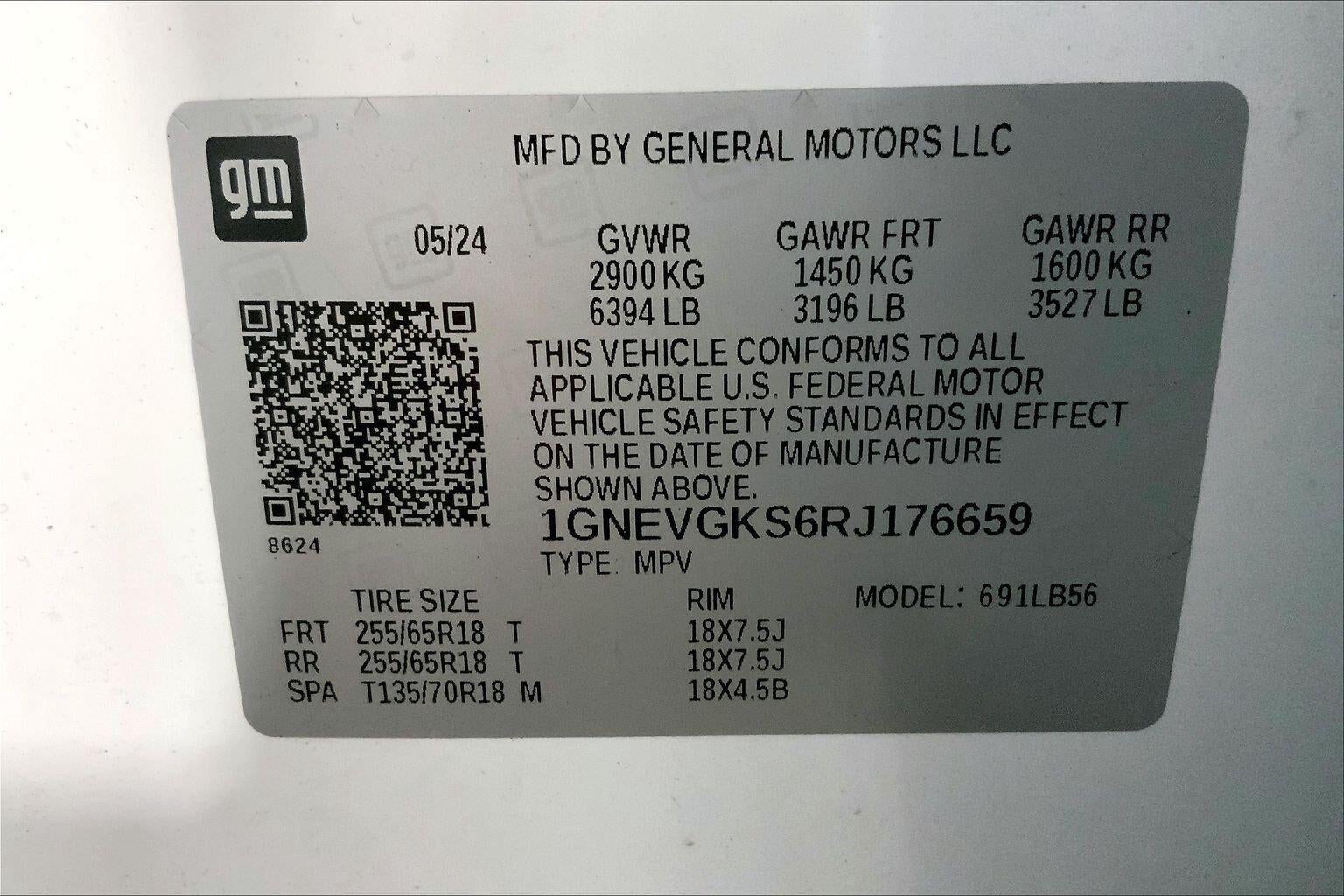 2024 Chevrolet Traverse LT
