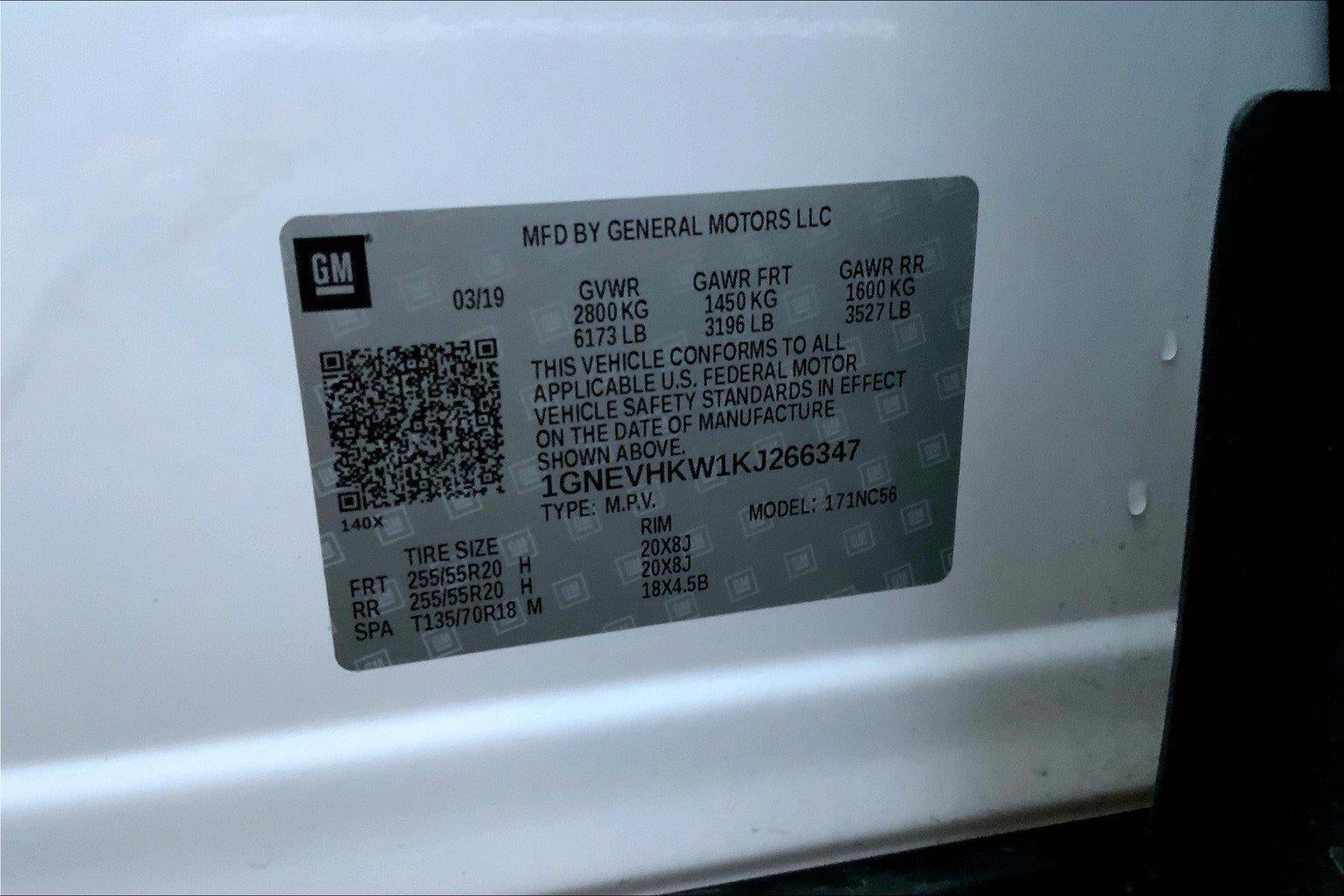 2019 Chevrolet Traverse LT Leather