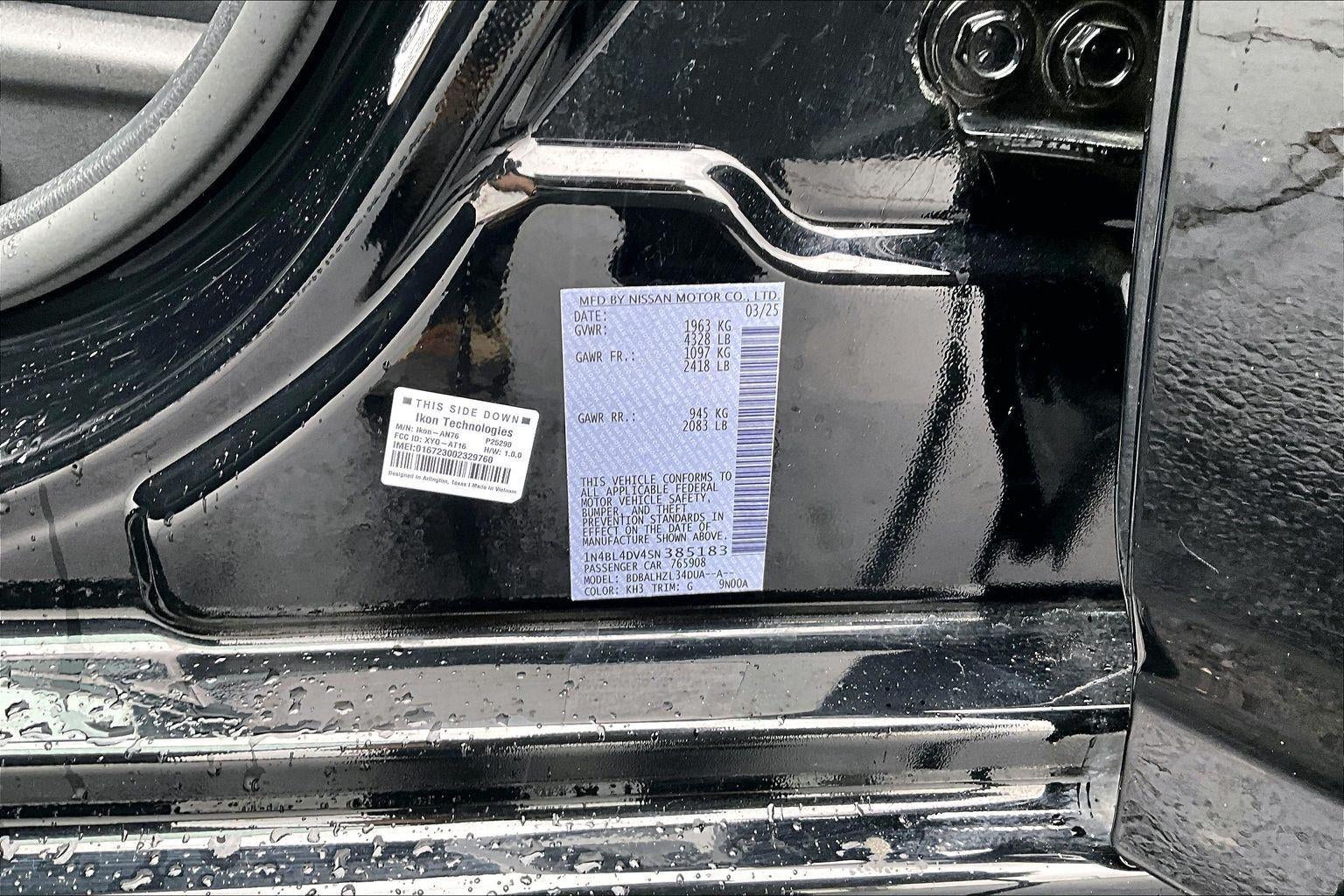 2025 Nissan Altima SV
