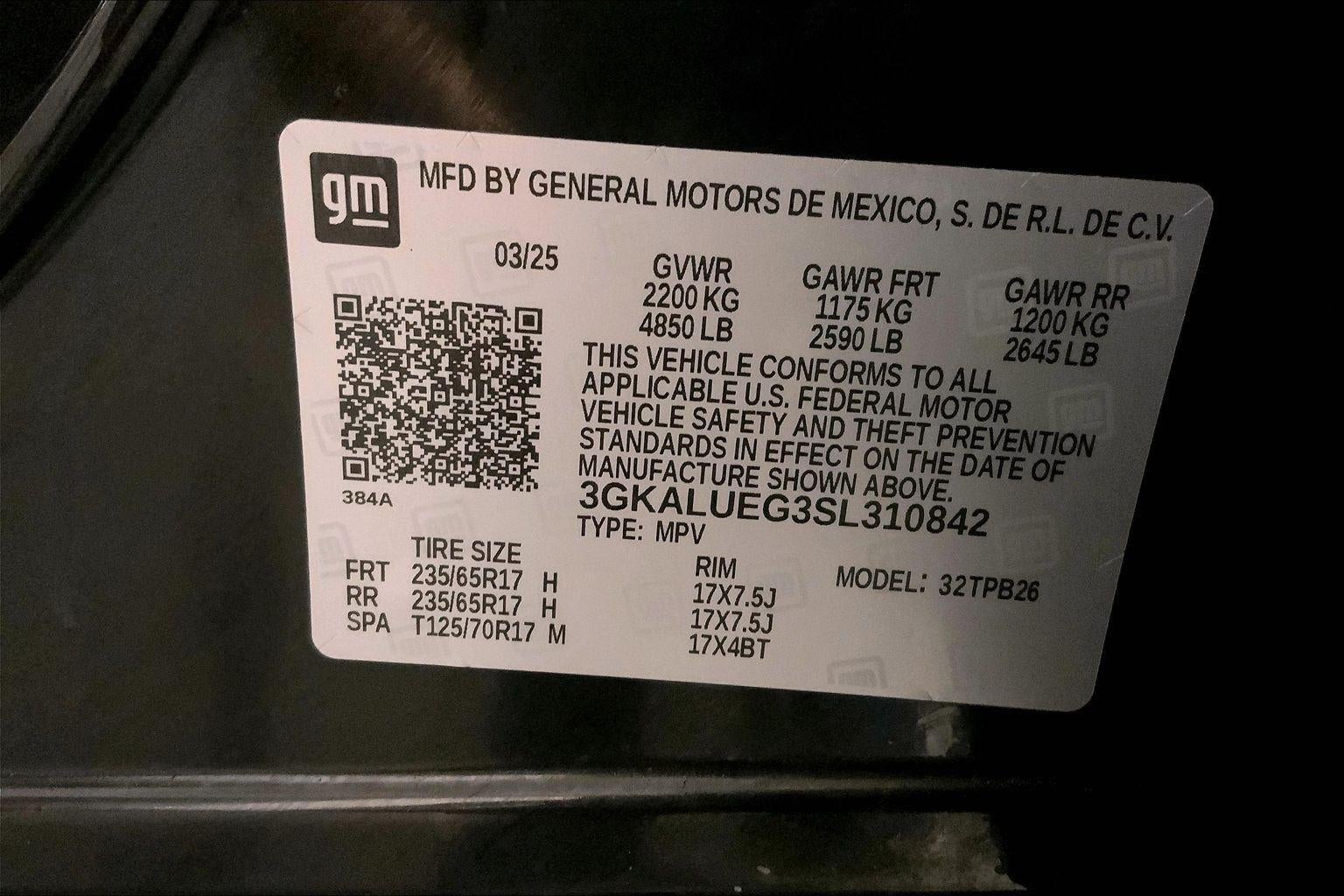 2025 GMC Terrain Elevation
