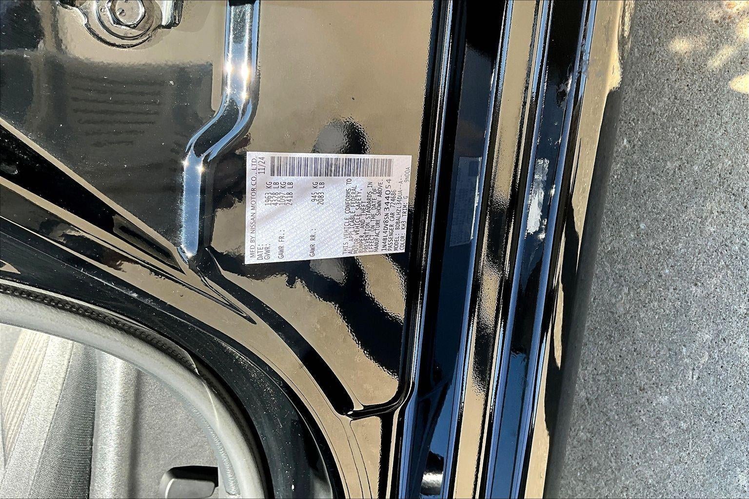 2025 Nissan Altima SV