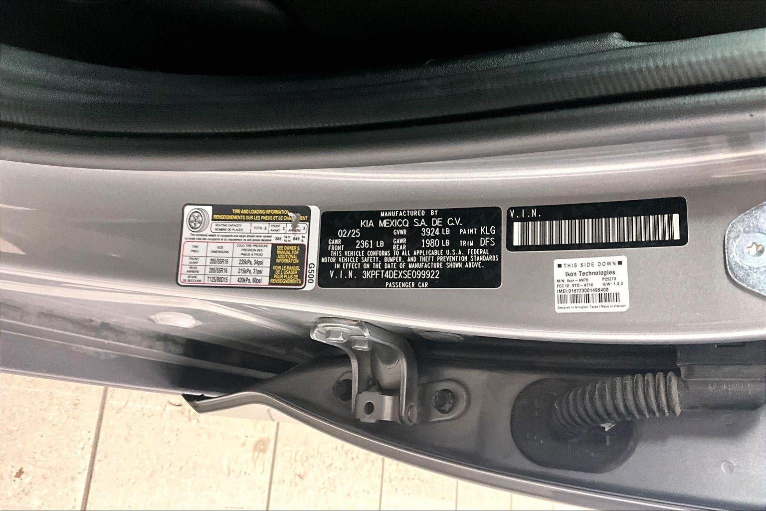 2025 Kia K4 LXS
