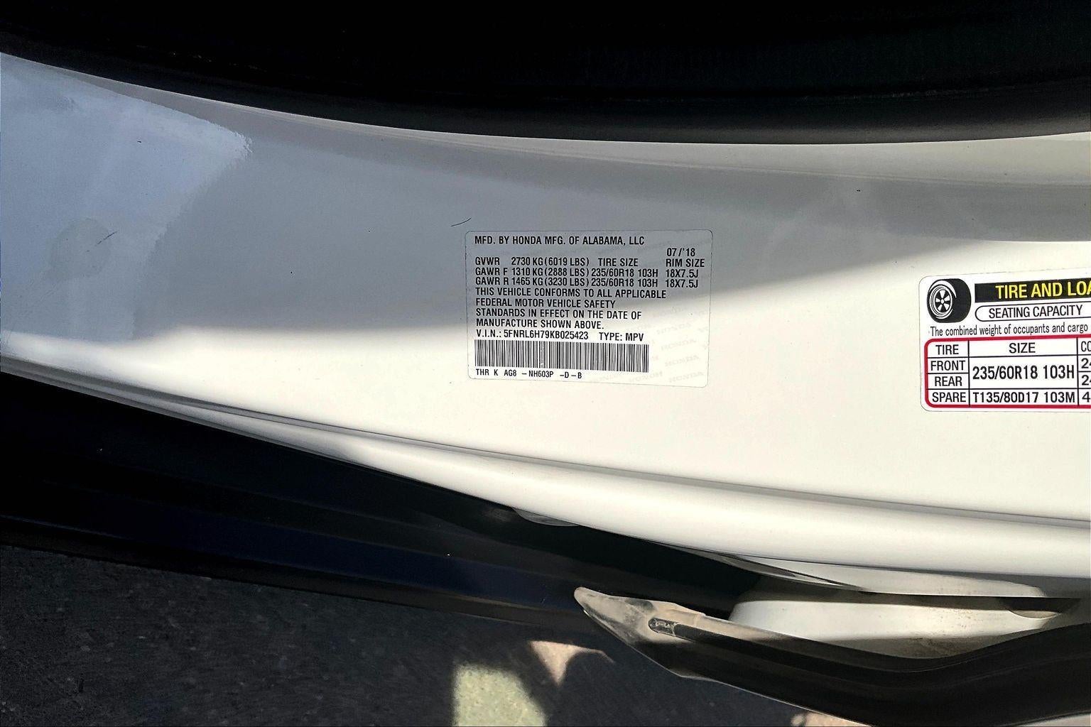 2019 Honda Odyssey EX-L