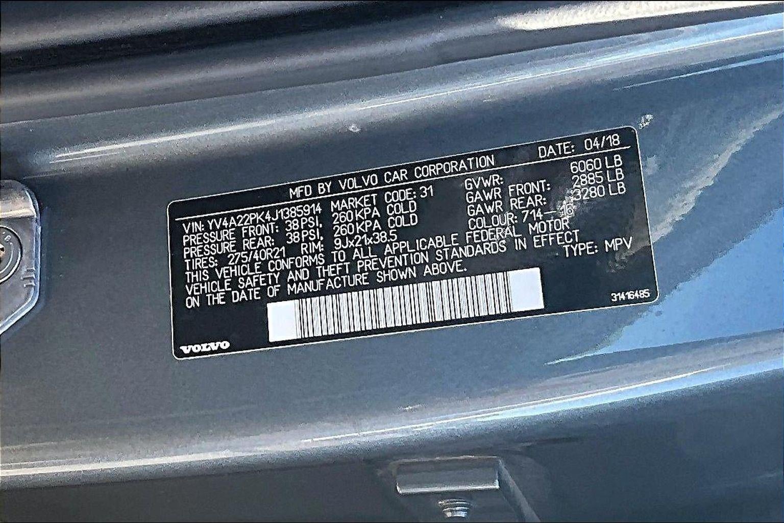 2018 Volvo XC90 Momentum