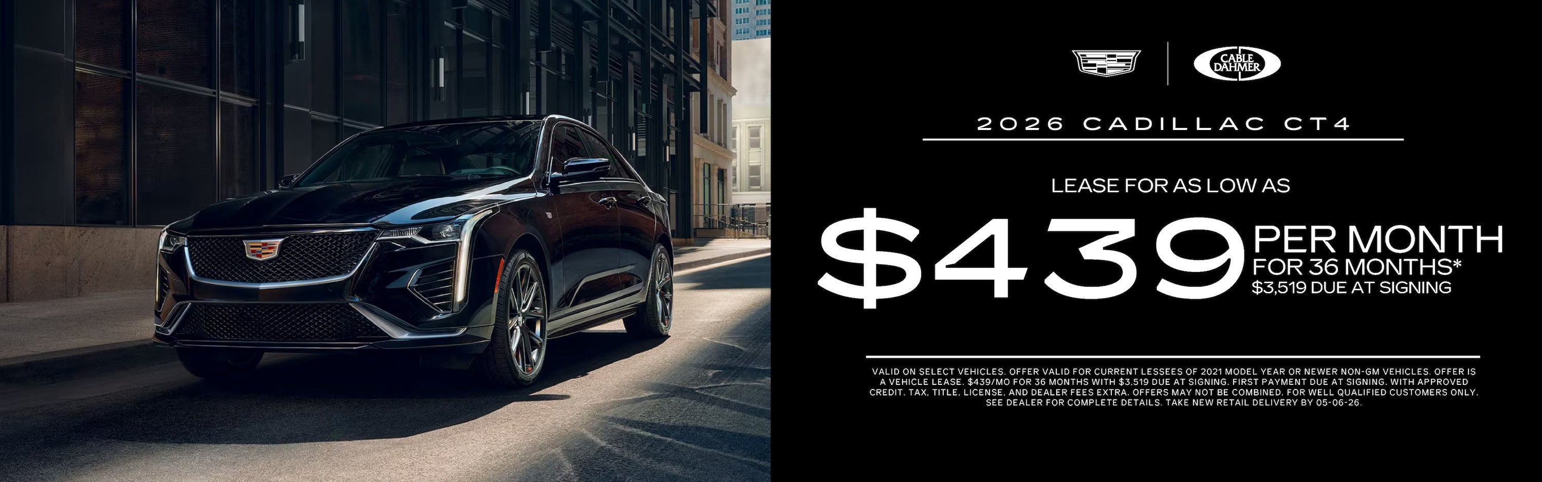 Lease for as low as $439/mo for 36 months with $3,519 due at